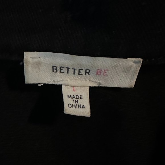 Better Be Black Jean Jacket for Women, Size: Large - Picture 7 of 8